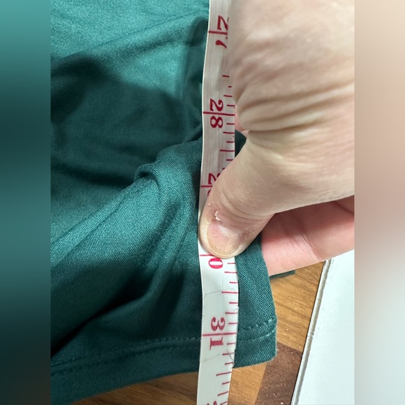 Emerald/forest green pinkblush msternity off the shoulder l/s photoshoot dress - Picture 8 of 8